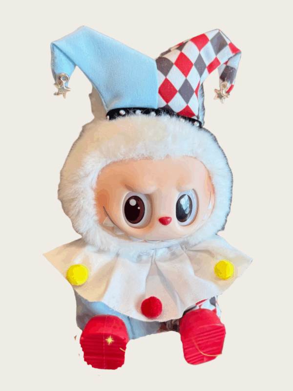 LABUBU Clothes Clown Circus Doll Clothing Set