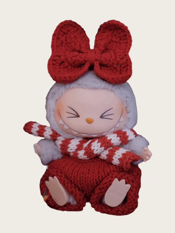 LABUBU Clothes Christmas Set Pure Handmade - 图片 8