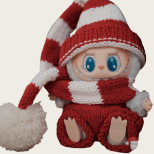 LABUBU Clothes Christmas Set Pure Handmade