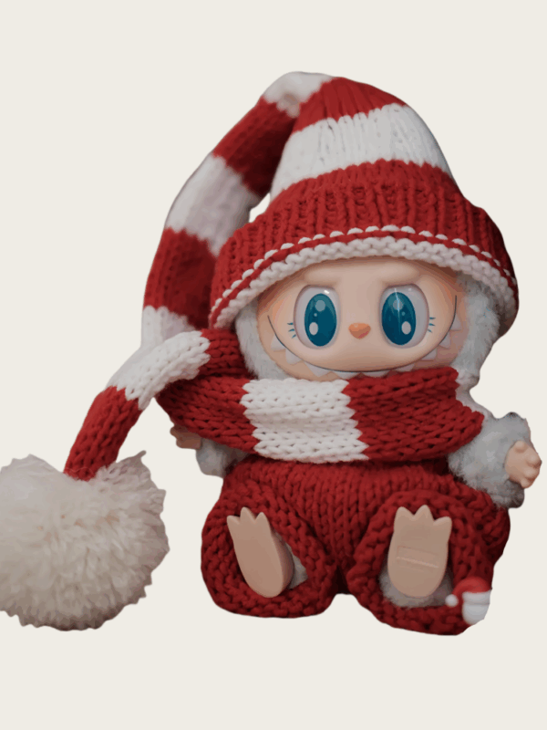 LABUBU Clothes Christmas Set Pure Handmade