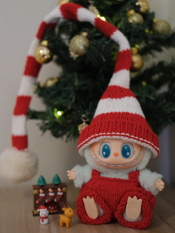 LABUBU Clothes Christmas Set Pure Handmade - 图片 6