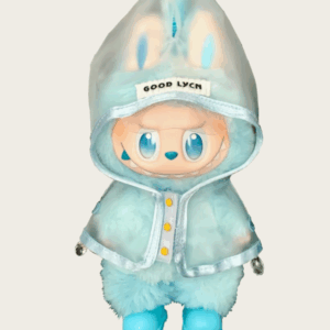 LABUBU Clothes Cute raincoat  with Yellow shoes