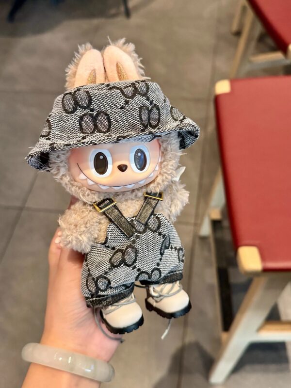 LABUBU Clothes Denim overalls with Shoes - 图片 5
