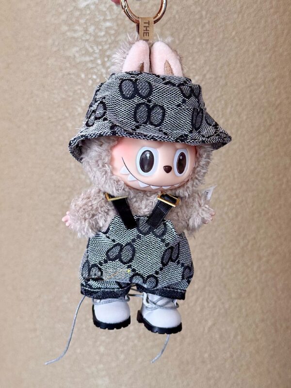 LABUBU Clothes Denim overalls with Shoes - 图片 7