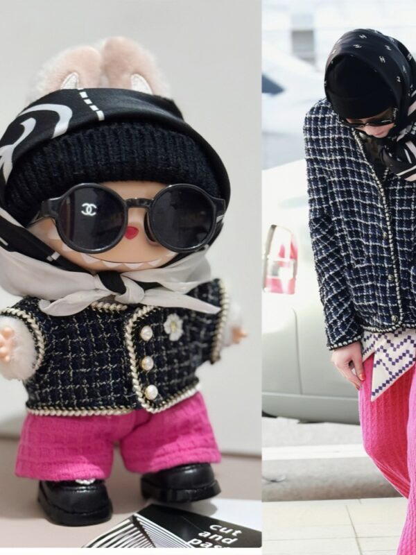 LABUBU Clothes G-Dragon Chanel style suit - 图片 4
