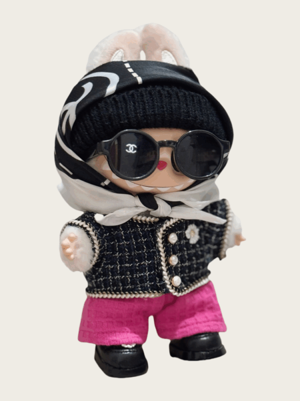 LABUBU Clothes G-Dragon Chanel style suit