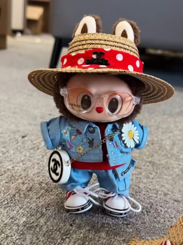 LABUBU Clothes G-Dragon Denim style suit - 图片 2