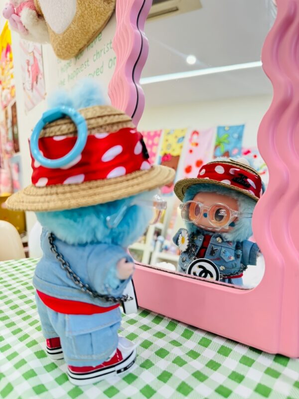 LABUBU Clothes G-Dragon Denim style suit - 图片 4