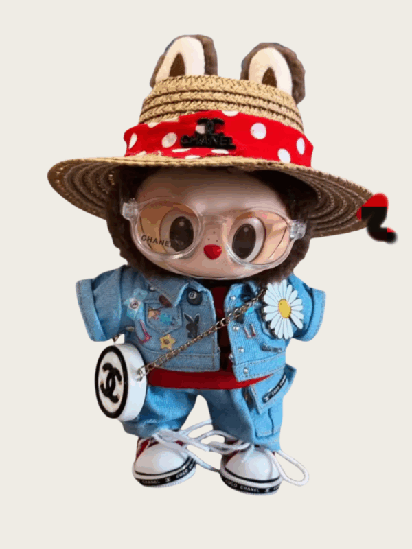 LABUBU Clothes G-Dragon Denim style suit