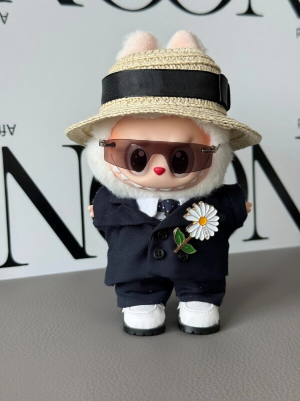 LABUBU Clothes G-Dragon  haute couture blue suit From Show - 图片 4