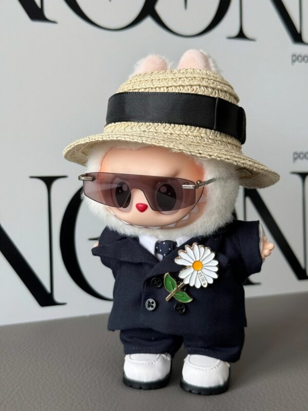 LABUBU Clothes G-Dragon  haute couture blue suit From Show - 图片 2
