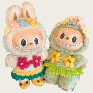 LABUBU Clothes Hand-knitted Summer Bikini Set with shoes