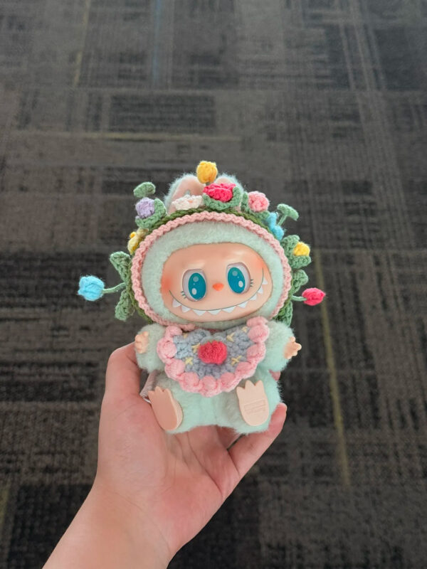 LABUBU Clothes Knitted hairpin suit - 图片 6