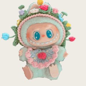 LABUBU Clothes Knitted hairpin suit