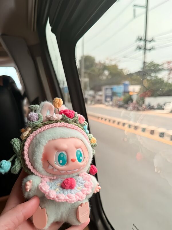 LABUBU Clothes Knitted hairpin suit - 图片 7