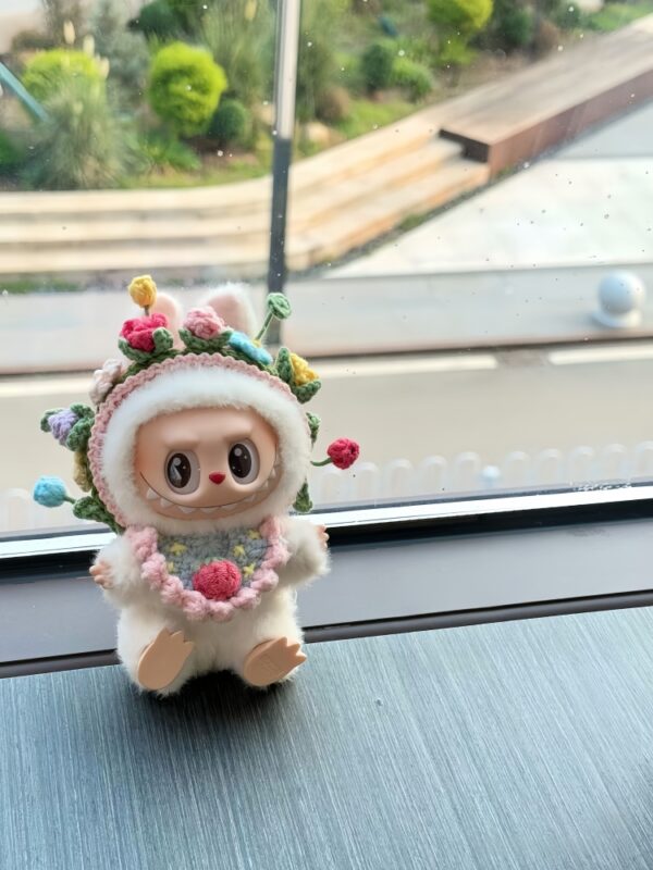 LABUBU Clothes Knitted hairpin suit - 图片 3