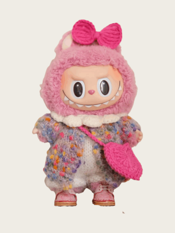 LABUBU Clothes Macaroon Dot Sweater By Handmade