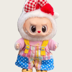 LABUBU Clothes Rainbow Overalls Set