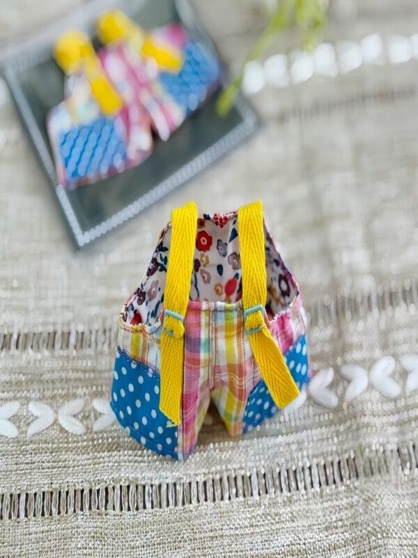 LABUBU Clothes Rainbow Overalls Set - 图片 6