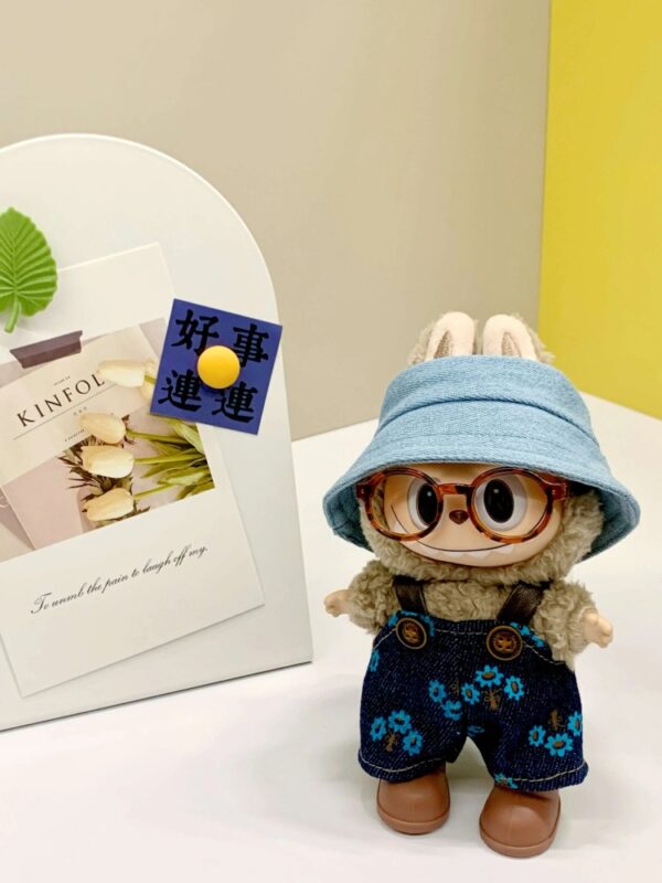 LABUBU Clothes Small flower overalls suit - 图片 2