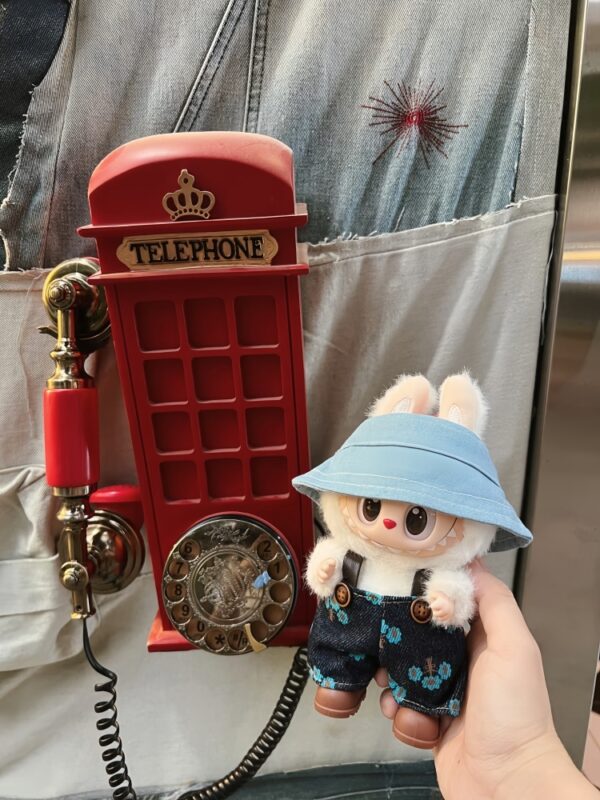 LABUBU Clothes Small flower overalls suit - 图片 5
