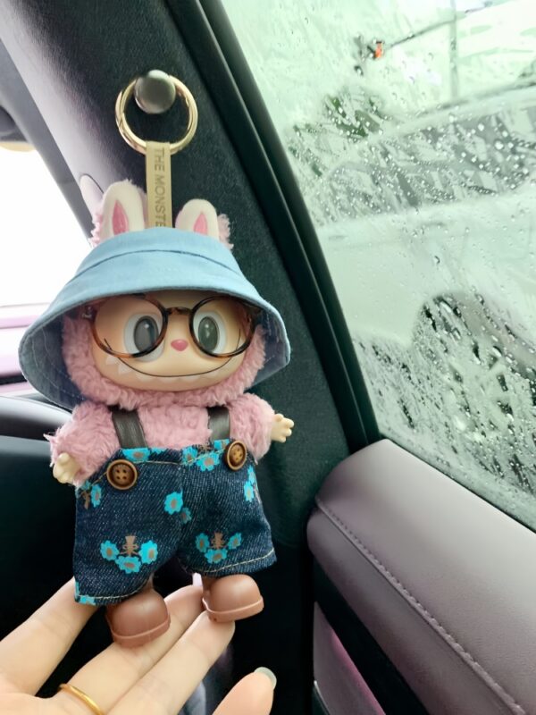 LABUBU Clothes Small flower overalls suit - 图片 6