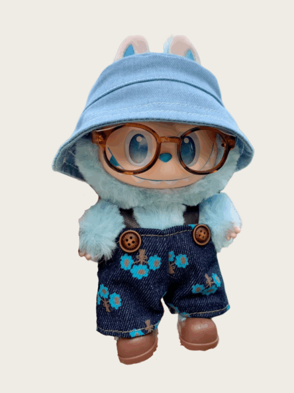 LABUBU Clothes Small flower overalls suit