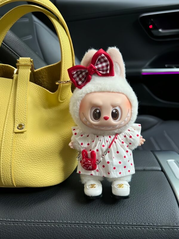 LABUBU Clothes polka dot dress - 图片 5