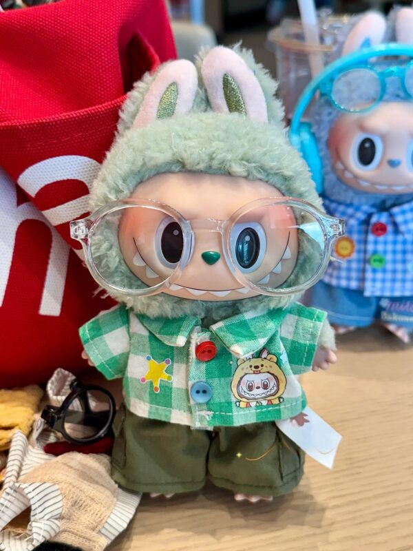 LABUBU Clothes Green Shirt  Doll Clothes - 图片 2