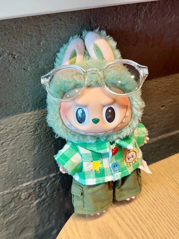LABUBU Clothes Green Shirt  Doll Clothes - 图片 4