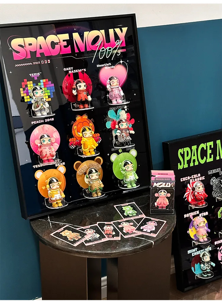 Baby Molly Blind Box Storage Hanging Picture B - 图片 6