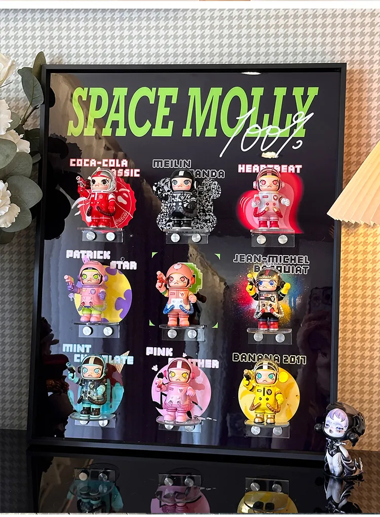 Baby Molly Blind Box Storage Hanging Picture B - 图片 7