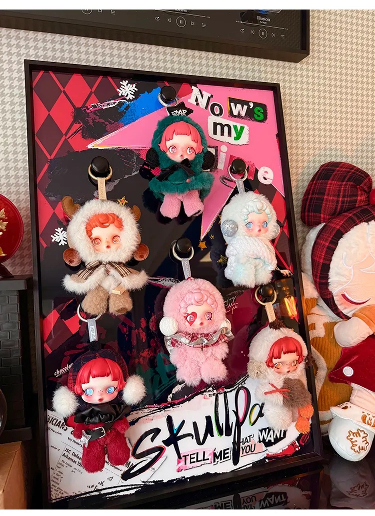 Skull Panda blind box storage Hanging picture - 图片 3