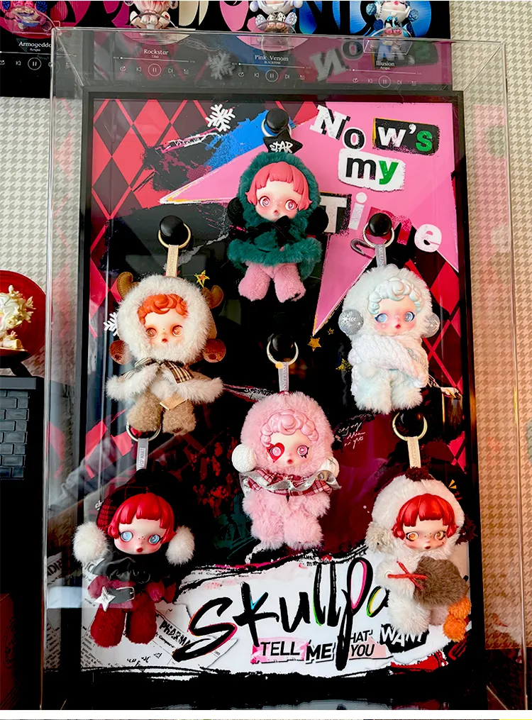 Skull Panda blind box storage Hanging picture