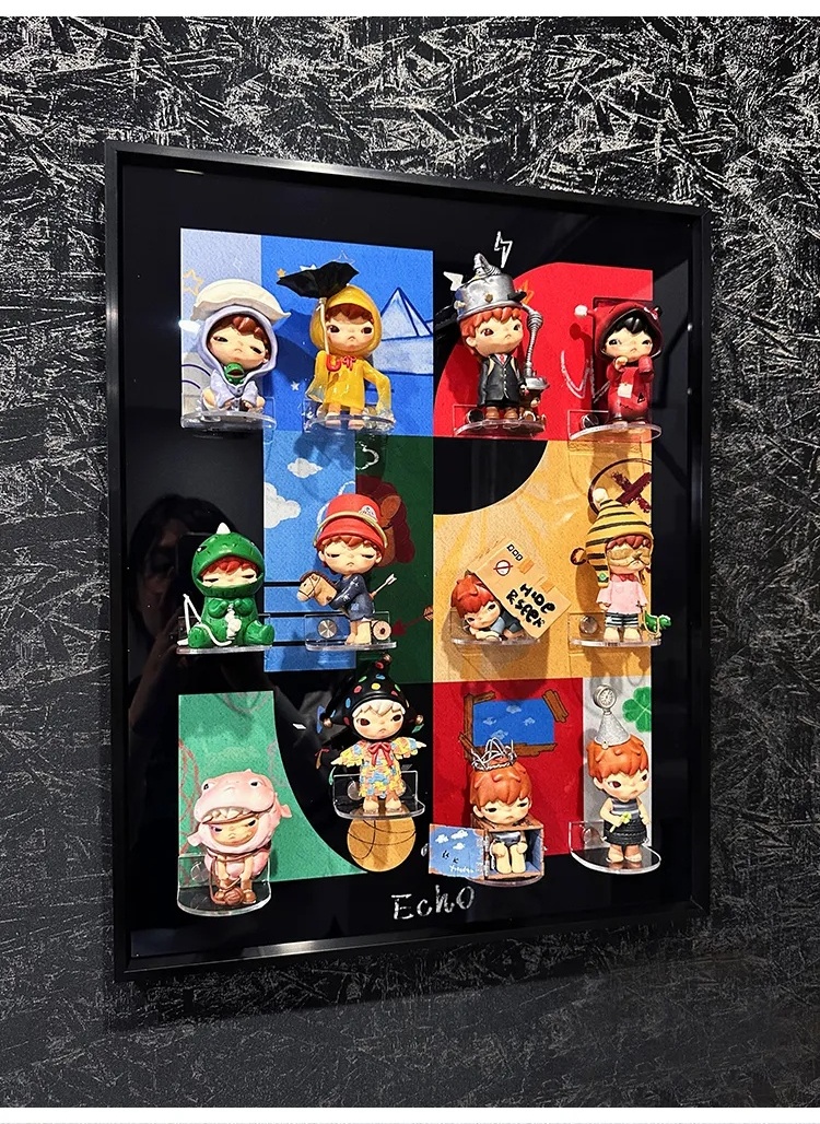 LABUBU Storage Fashionable Home Decoration Hanging Picture  Doll Storage - 图片 5