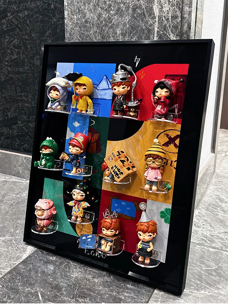 LABUBU Storage Fashionable Home Decoration Hanging Picture  Doll Storage - 图片 6