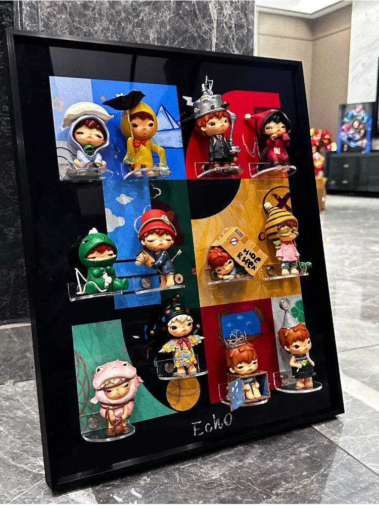 LABUBU Storage Fashionable Home Decoration Hanging Picture  Doll Storage - 图片 8