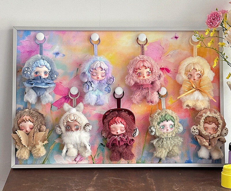 Skull Panda blind box storage Hanging picture B